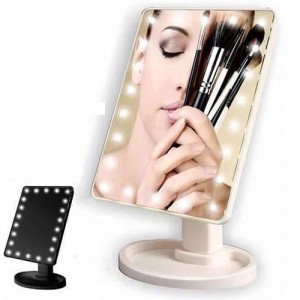 Reduceri - Oglinda Mare cu Leduri si Touch 22 cm, alba
