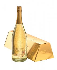 Cadou Gold Luxury Şampanie - cu foiţă de aur 23 karate & Gold Coffee - personalizabil [2]