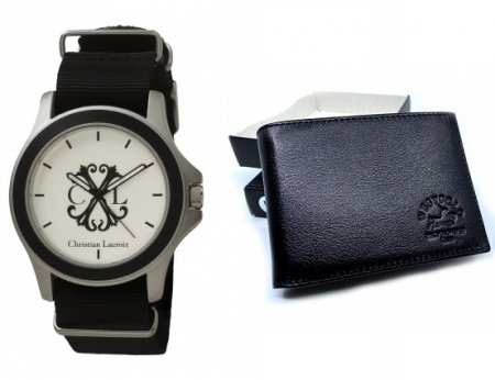 Passion for Watches Ceas Christian Lacroix + CADOU Portofel West Polo din piele naturala [0]