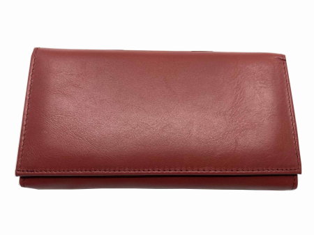 Portofel Piele Naturala Dama Elegant Lady ROSU/NEGRU/BLEUMARINE & Esarfa matase Borealy [1]