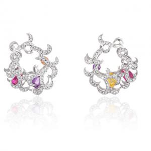 Set Borealy Simulated Topaz Cercei, Medalion, Bratara si Inel Prelude Luxury [2]