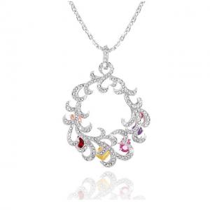 Set Borealy Simulated Topaz Cercei, Medalion, Bratara si Inel Prelude Luxury [4]