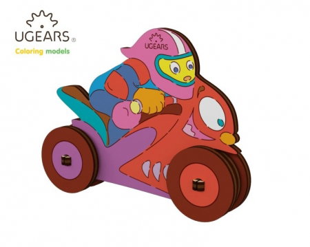 Puzzle lemn Motocicleta [0]