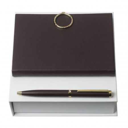 Business Boucle Brown Set Pix si Agenda Nina Ricci [0]