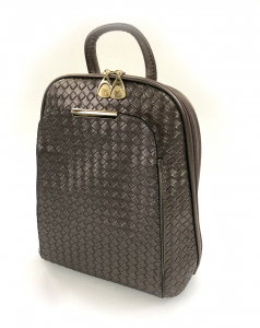 Rucsac Piele Coco Mademoiselle Metalic Silver [1]