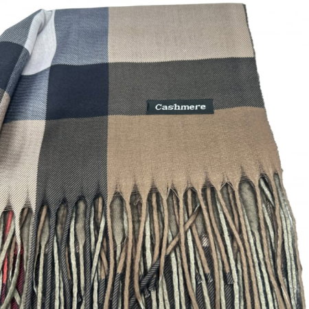 Scottish Brown Esarfa Casmir & Mănuşi Piele Naturala [1]