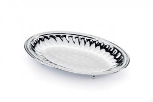Sera Alhena oval fruit bowl - Bol argintat Alhena by Chinelli, made in Italy [0]