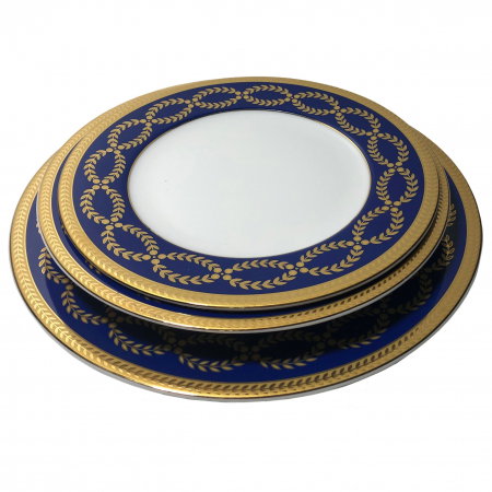 Set farfurii Portelan Blue Gold Greece [2]