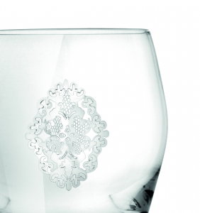 Set 2 pahare Acqua Atelier Arabesque Silver Plated by Chinelli, made in Italy [1]