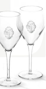 Set 6 Pahare Vin Arabesque Silver Plated by Chinelli - made in Italy [1]