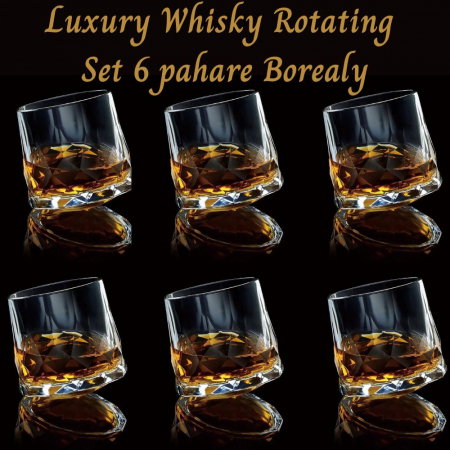 Set 6 pahare Rotating Whisky Rock Ocean Kitchen [2]