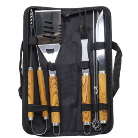 Set 8 ustensile pentru grătar cu husa Barbeque Kitchen [1]