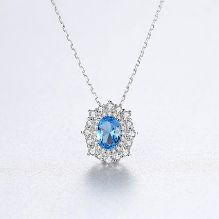 Set Cercei Colier Royal Topaz Blue [7]