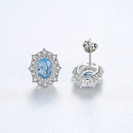 Set Cercei Colier Royal Topaz Blue [6]