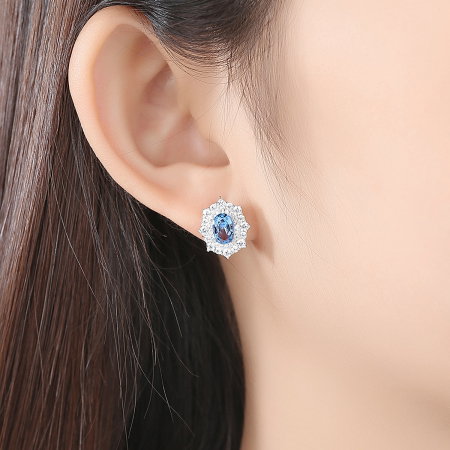 Set Cercei Colier Royal Topaz Blue [1]