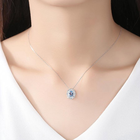 Set Cercei Colier Royal Topaz Blue [2]