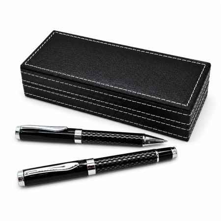 Set 2 Pixuri Elegante în Cutie din Piele Ecologică Cadou Business Premium pentru Bărbați [1]