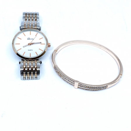 Set Ceas Lady Luxury Gold & Bratara Trio [0]