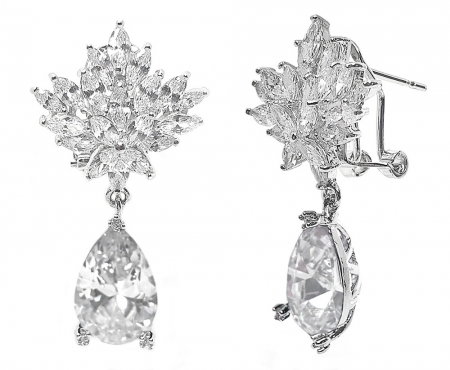 Set Cercei si Colier Borealy Glamorous Diva White [4]