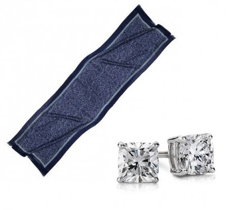 Set Esarfa Giverny Blue Cacharel & Cercei Borealy One Diamond Square Princess [5]