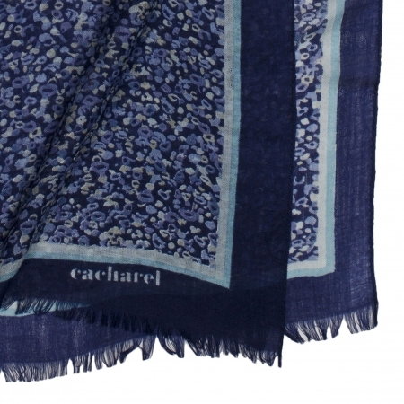 Set Esarfa Giverny Blue Cacharel & Cercei Borealy One Diamond Square Princess [1]