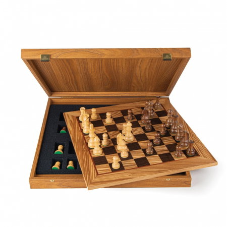 SET SAH MANOPOULOS STIL STAUNTON 50X5CM CU LEMN DE MASLIN ARS [0]