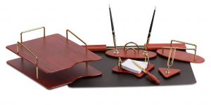 Business Brown Set Birou cu 7 Accesorii [0]
