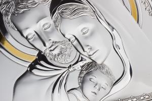 Cadou Valenti Argint Icoană şi Suport de Lumânare - Made in Italy [1]