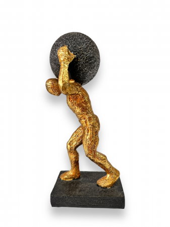 Statueta Atlas ce tine pe umeri bolta cereasca, Golden [1]