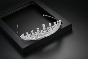 Tiara Borealy Flowers Wedding Pageant Prom [2]