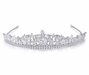 Tiara Mireasa Glamour Flowers Borealy [0]