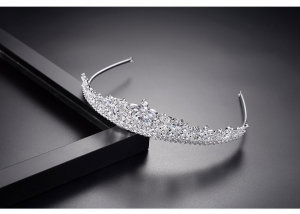 Tiara Mireasa Glamour Flowers Borealy [2]