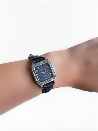 Royal Blue Esarfa Casmir, Ceas Blue si Cercei One [2]