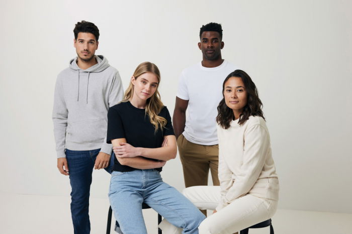 Bluza unisex IQONIQ Denali, bumbac organic si reciclat, fara vopsire, 340 GSM [17]