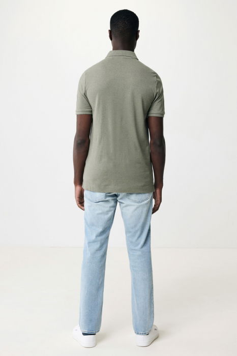 Tricou polo unisex IQONIQ Yosemite, bumbac organic si reciclat, 220 GSM, medium fit [12]