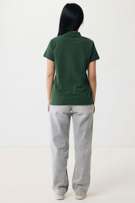 Tricou polo dama IQONIQ Yosemite, bumbac organic si reciclat, 220 GSM, medium fit [8]