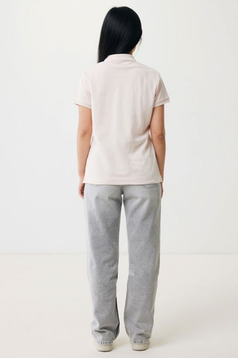 Tricou polo dama IQONIQ Yosemite, bumbac organic si reciclat, 220 GSM, medium fit [8]