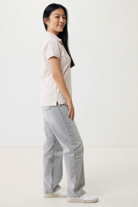 Tricou polo dama IQONIQ Yosemite, bumbac organic si reciclat, 220 GSM, medium fit [7]
