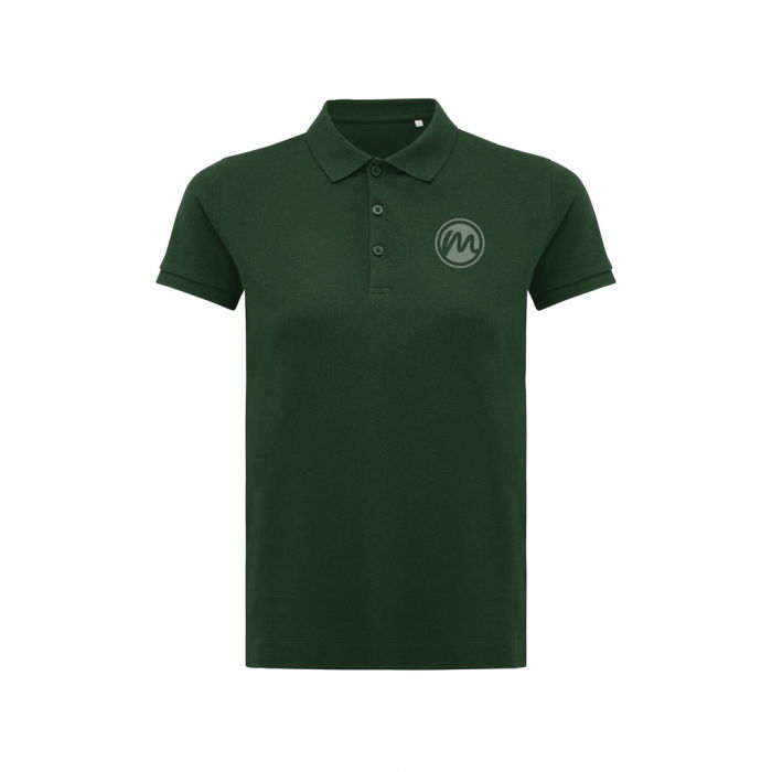Tricou polo dama IQONIQ Yosemite, bumbac organic si reciclat, 220 GSM, medium fit [4]