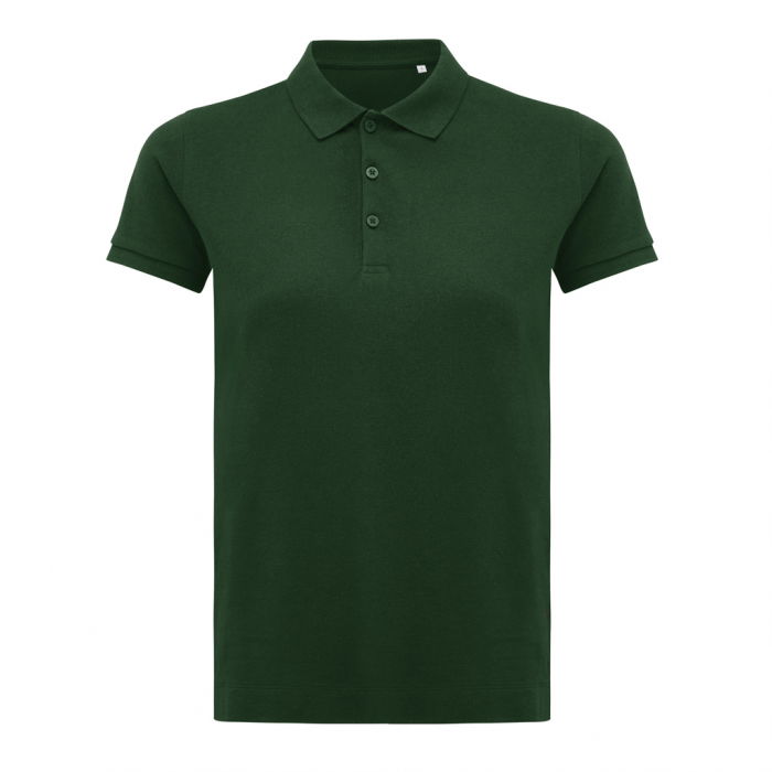 Tricou polo dama IQONIQ Yosemite, bumbac organic si reciclat, 220 GSM, medium fit [2]