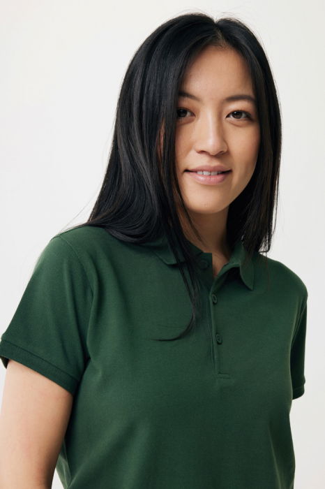 Tricou polo dama IQONIQ Yosemite, bumbac organic si reciclat, 220 GSM, medium fit [9]