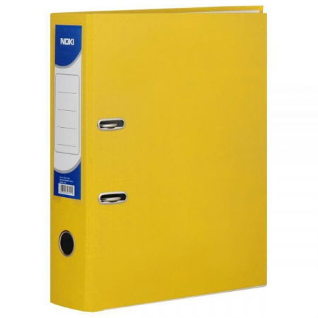 Bibliorafturi, caiete mecanice, separatoare - Biblioraft 80mm Noki galben