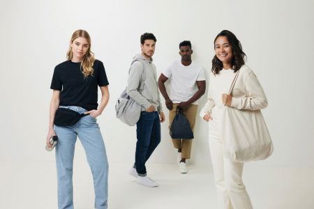 Bluza unisex IQONIQ Denali, bumbac organic si reciclat, fara vopsire, 340 GSM [15]