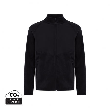 Jachete - Bluza fleece unisex IQONIQ Talung, poliester reciclat, fermoar complet, 240 GSM