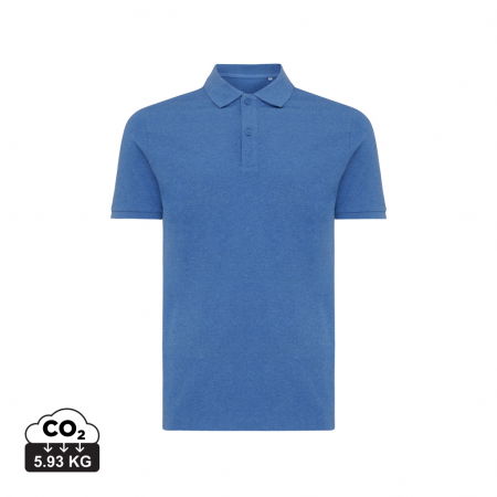Tricouri - Tricou polo unisex IQONIQ Yosemite, bumbac organic si reciclat, 220 GSM, medium fit