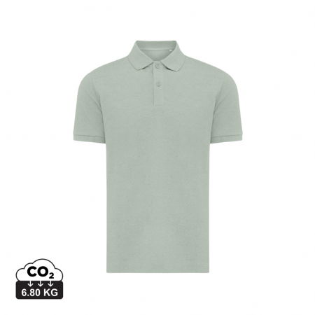 Tricouri - Tricou polo unisex IQONIQ Yosemite, bumbac organic si reciclat, 220 GSM, medium fit