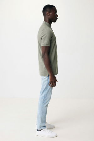 Tricou polo unisex IQONIQ Yosemite, bumbac organic si reciclat, 220 GSM, medium fit [10]