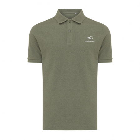 Tricou polo unisex IQONIQ Yosemite, bumbac organic si reciclat, 220 GSM, medium fit [3]