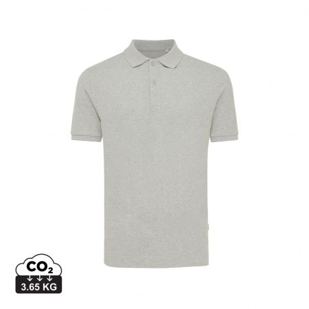Tricouri - Tricou polo unisex IQONIQ Yosemite, bumbac organic si reciclat, 220 GSM, medium fit