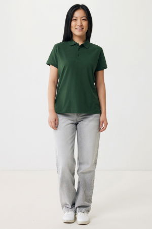 Tricou polo dama IQONIQ Yosemite, bumbac organic si reciclat, 220 GSM, medium fit [5]
